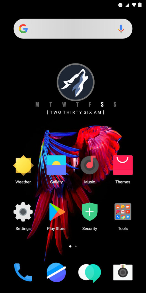 Oxygen OS screenshot
