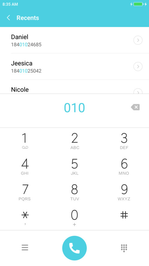 Simple iOS screenshot