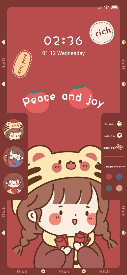 New Year Woman screenshot