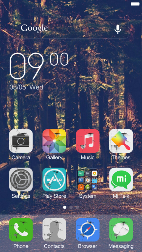 iOS retak screenshot