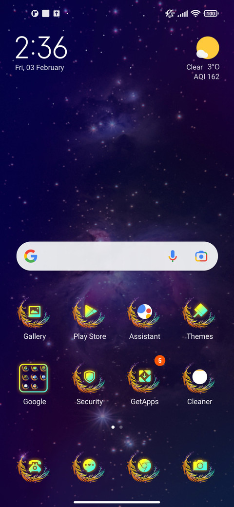 Golden Peacock screenshot