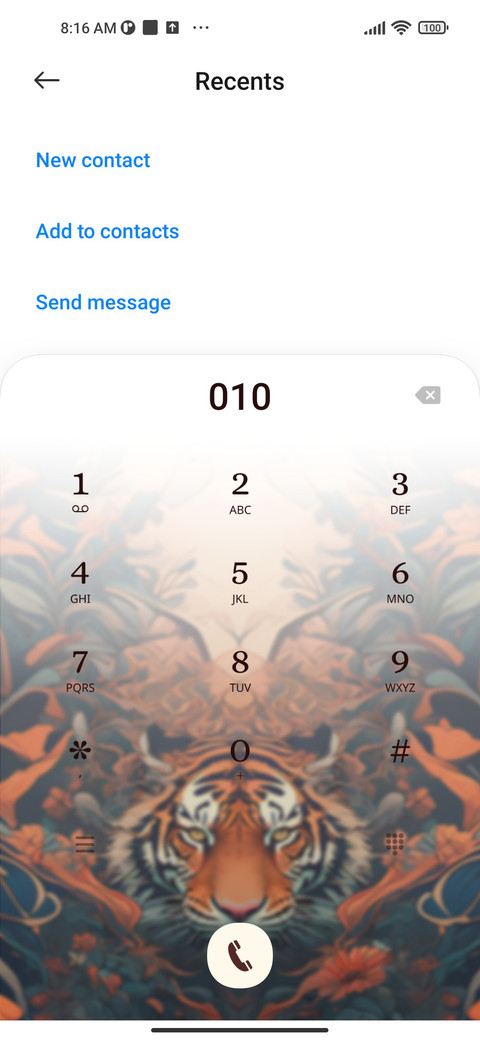 tiger screenshot