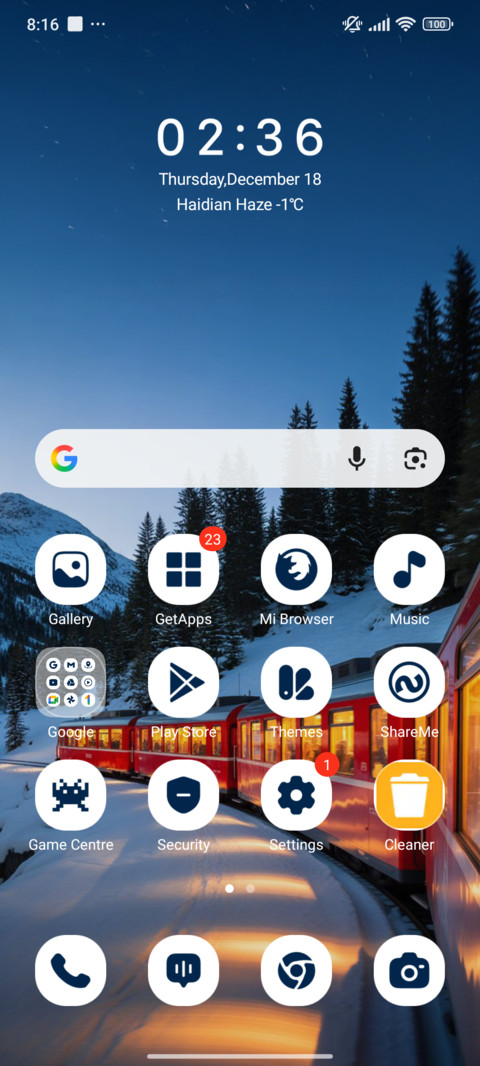 Winter Train screenshot