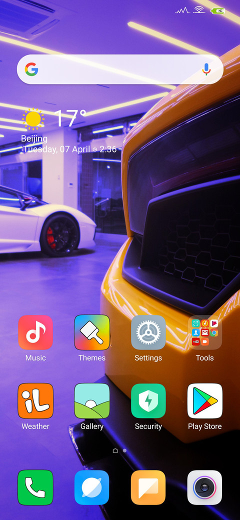 Light Android Q v11 screenshot