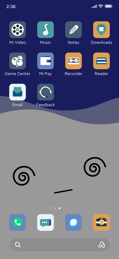 Blue Emoji Diary screenshot