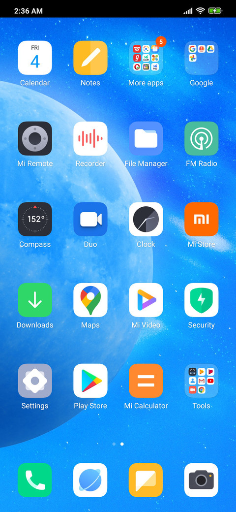 Mi mix Alfa screenshot