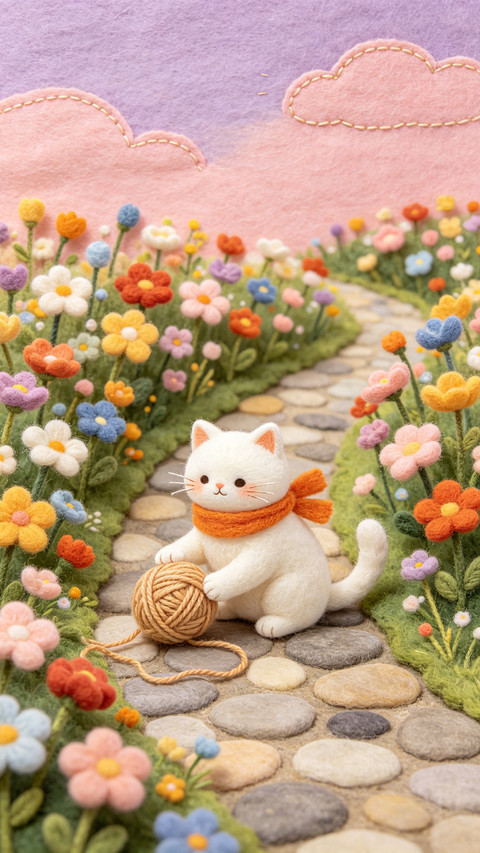 陪小猫躲进毛毡世界 screenshot