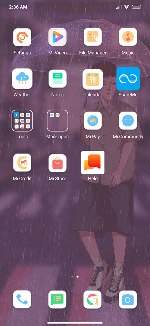Boy In The Rain screenshot