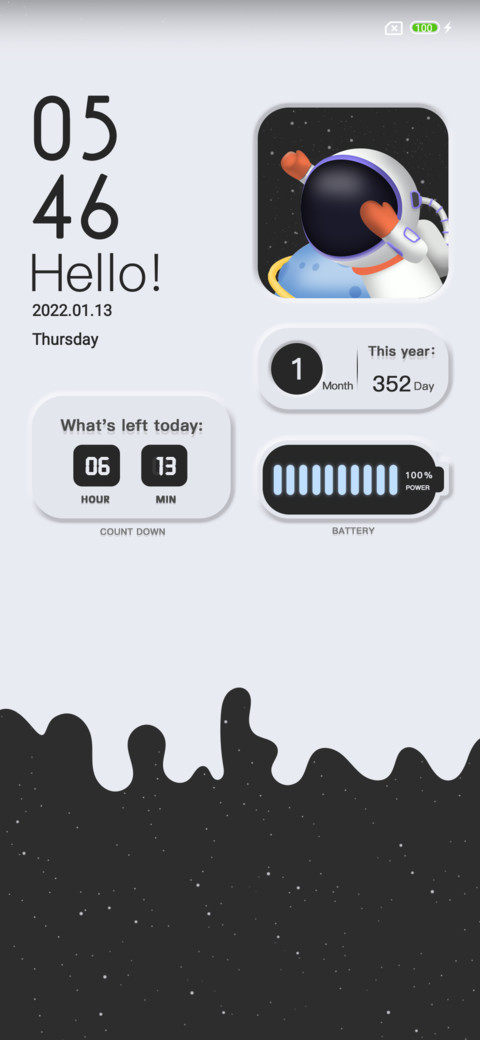 Go astronaut screenshot