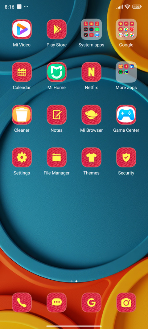 abstract circles screenshot