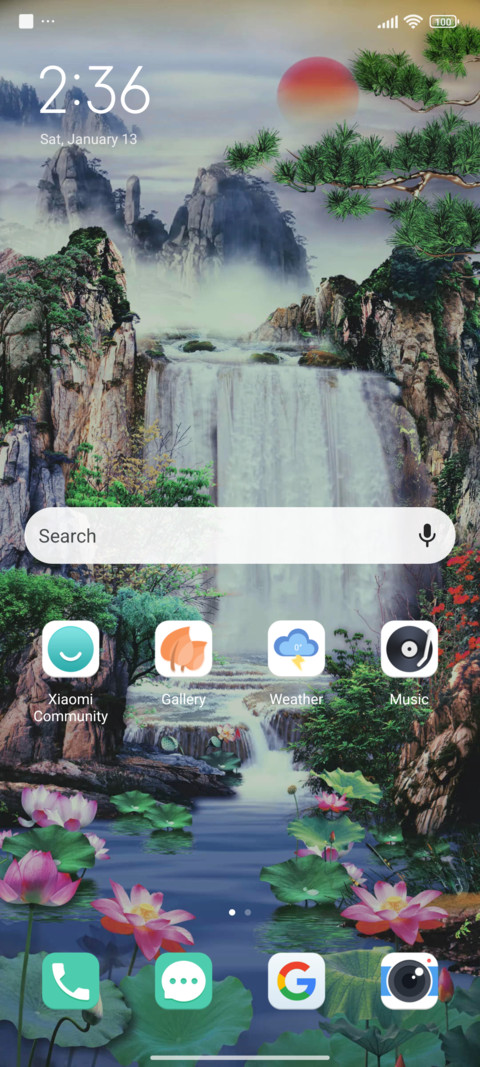 Waterfall screenshot