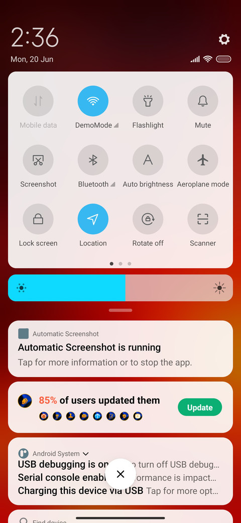 Orange Fine screenshot