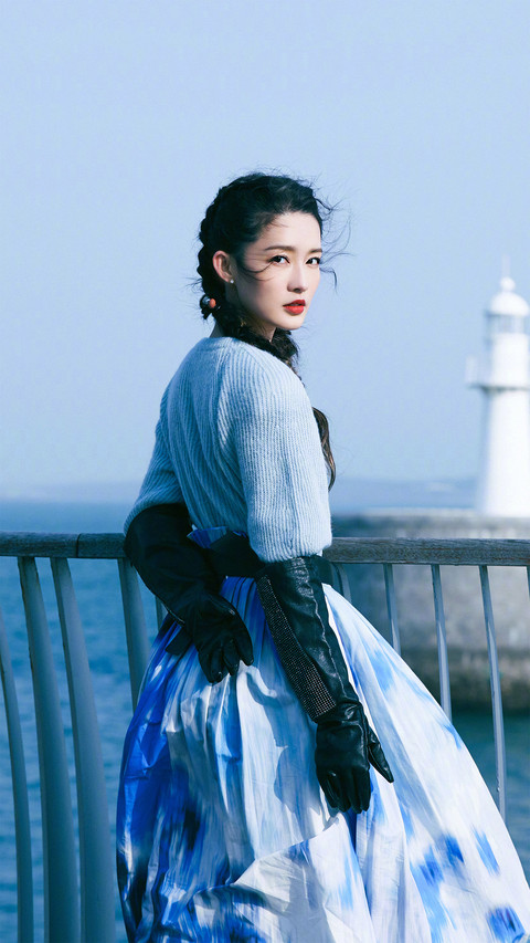 女星海边大片 screenshot