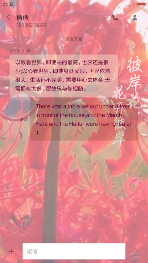 彼岸花开【锁屏桌面多种特效】 screenshot