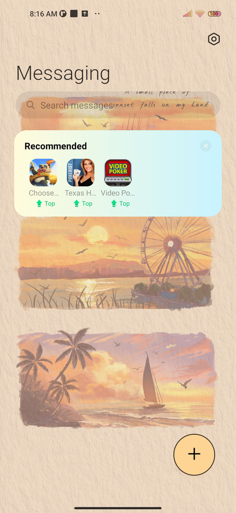 Oranges The sunset screenshot