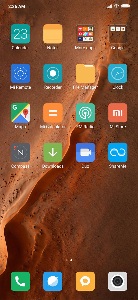 MIUI X screenshot