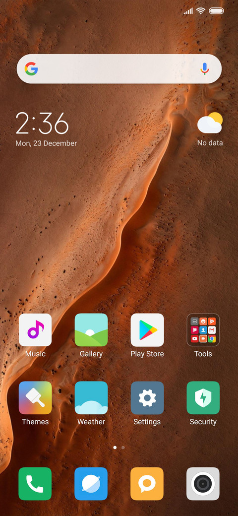 MIUI X screenshot