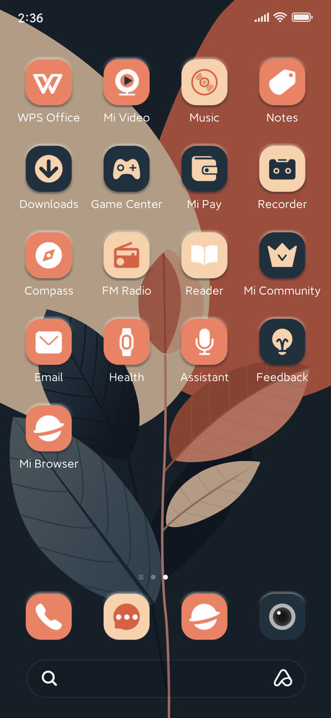 Autumn Leaves Warm screenshot
