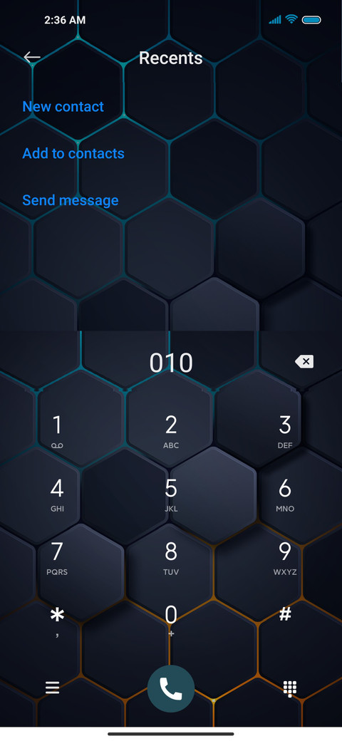 Dark hexagon screenshot