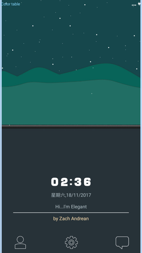 Elegant screenshot