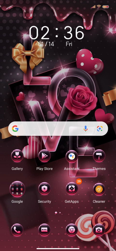 Valentine's Day screenshot