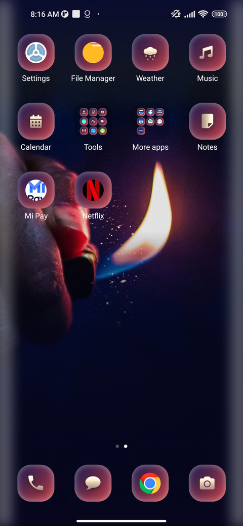 Fire screenshot