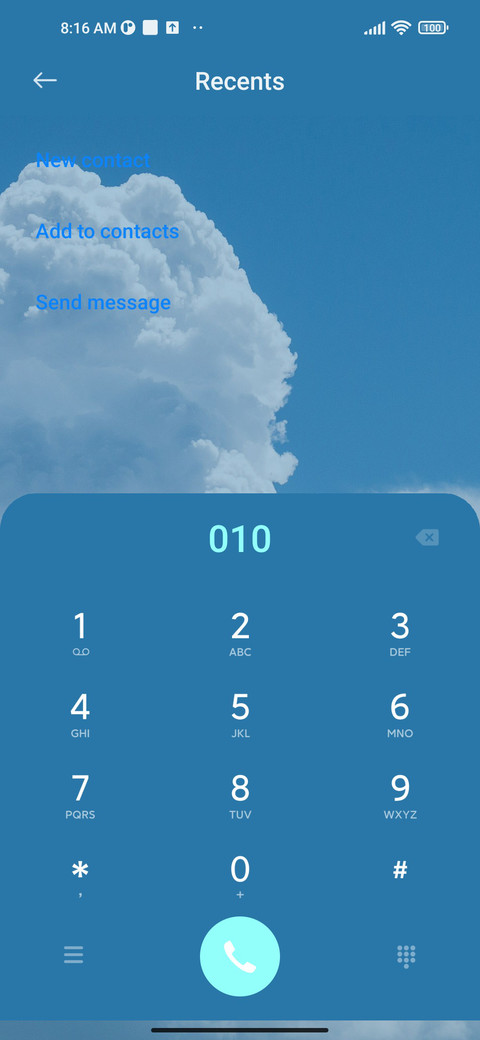 Cloud wallpaper screenshot