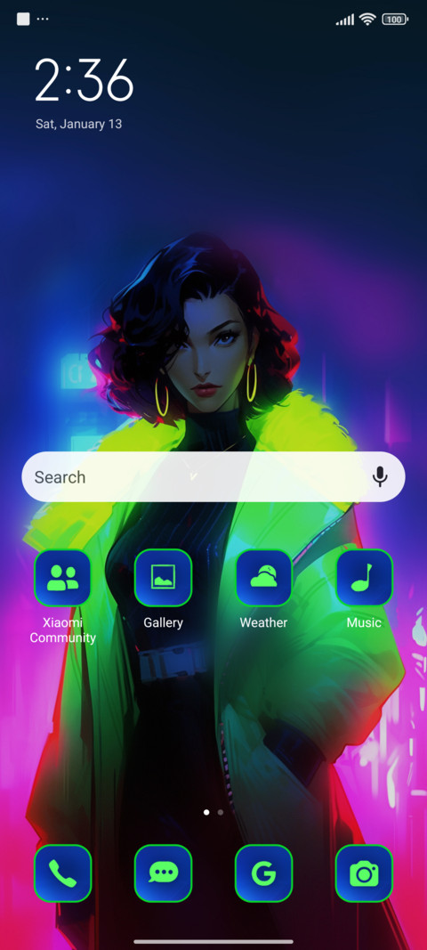 neon anime screenshot