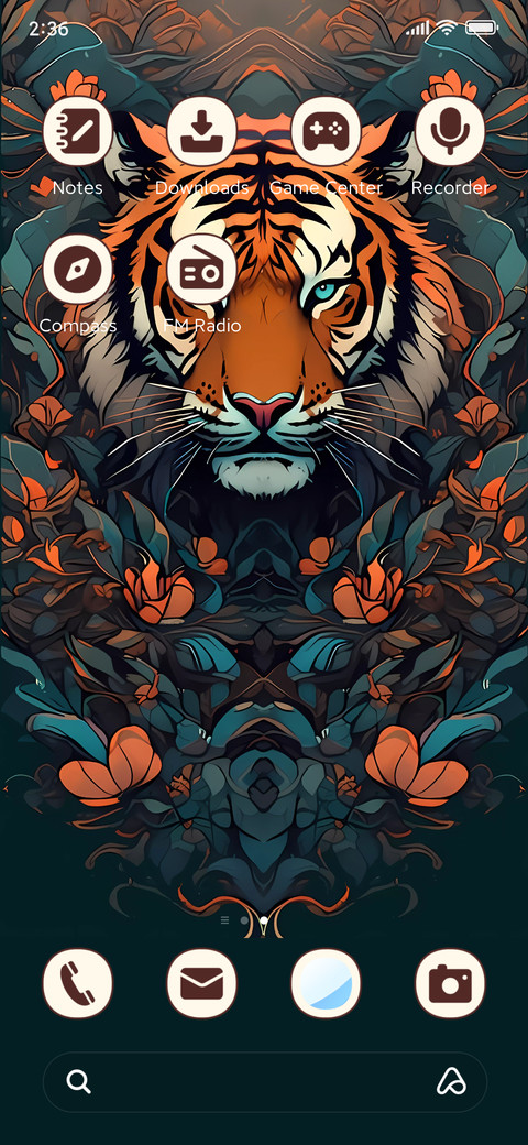 tiger screenshot