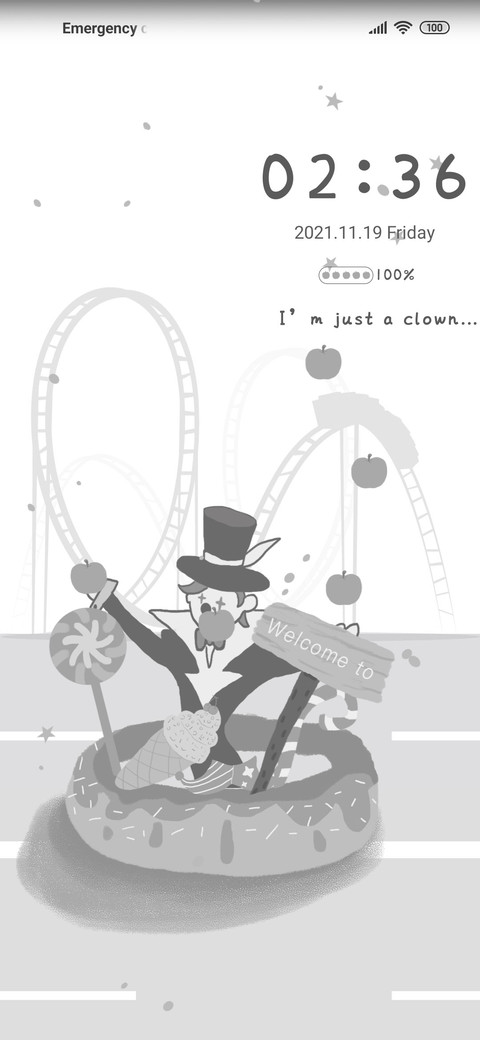 I am a clown screenshot
