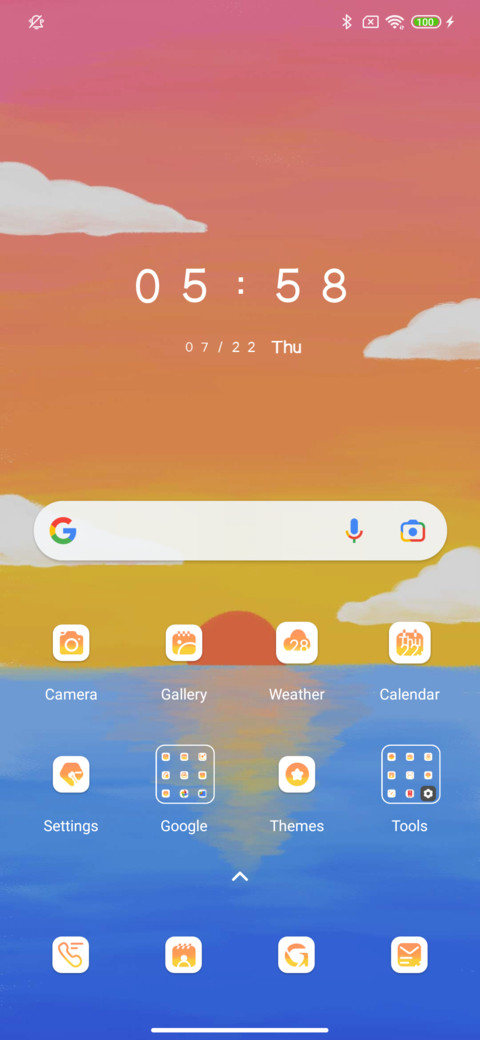 Sunrise sunset screenshot