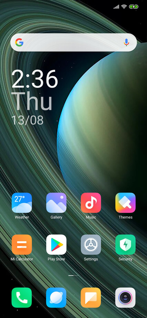 SaturnUI V11 screenshot