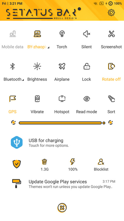 Yellow screenshot