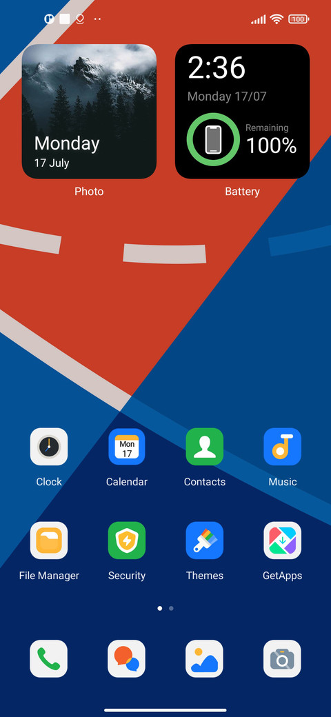 Sundown exercise screenshot