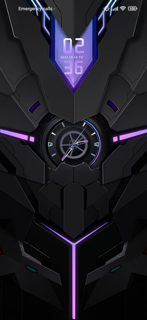 Cool black mecha screenshot