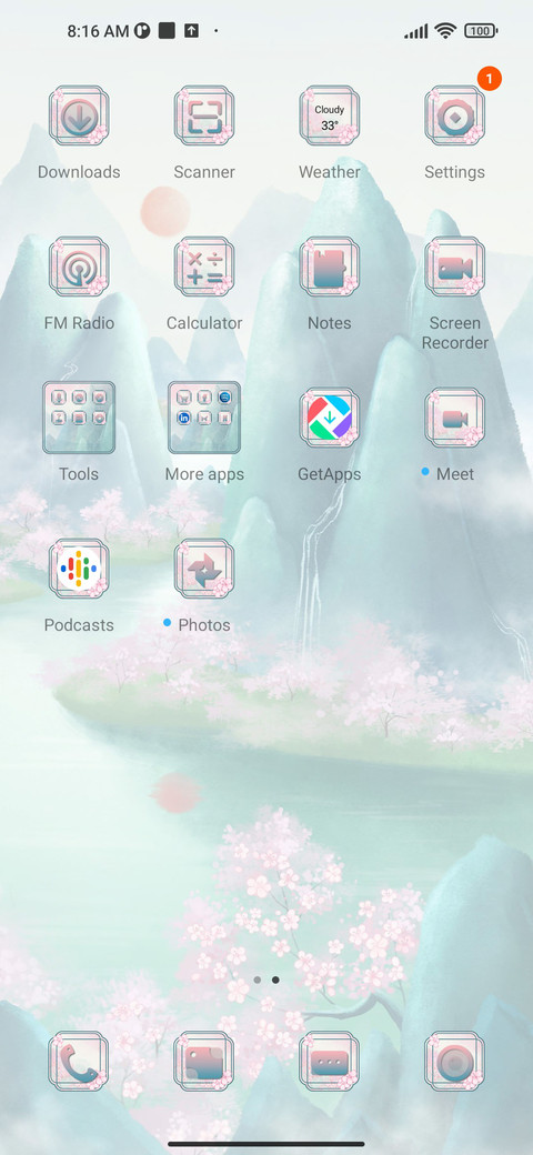 Mountain peach screenshot