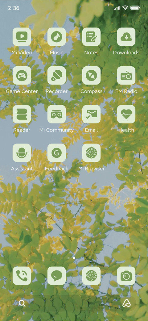 Eye care green screenshot