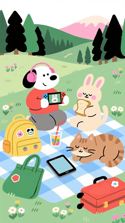 Small animals picnic time 2 screenshot
