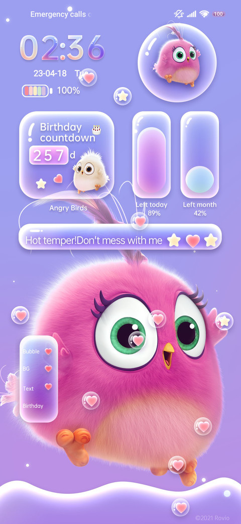 Angry Birds Purple screenshot