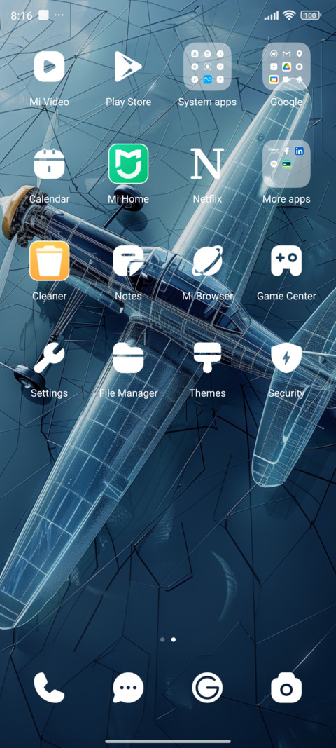 Small aircraft screenshot