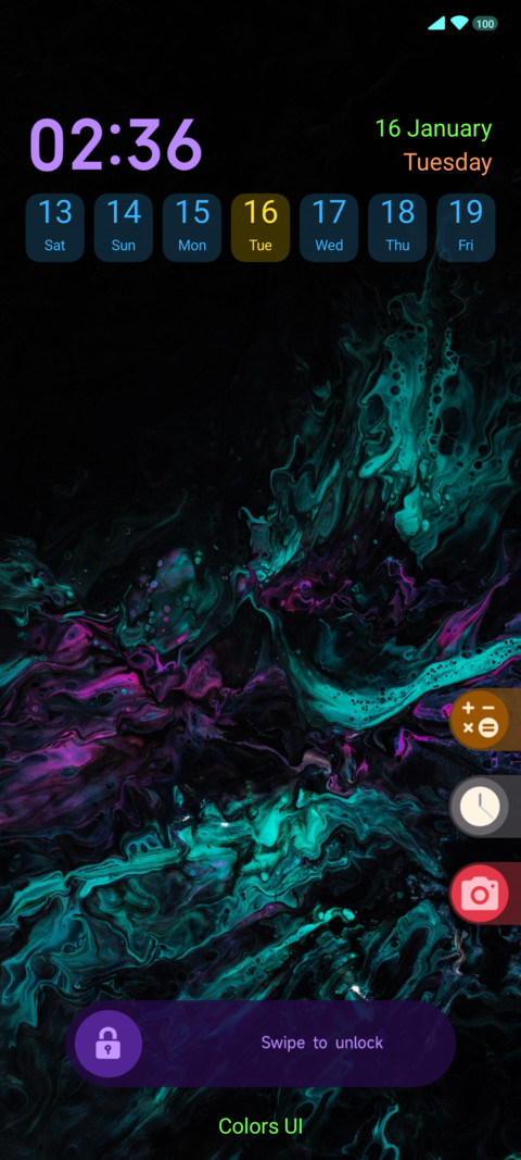 Colors UI screenshot
