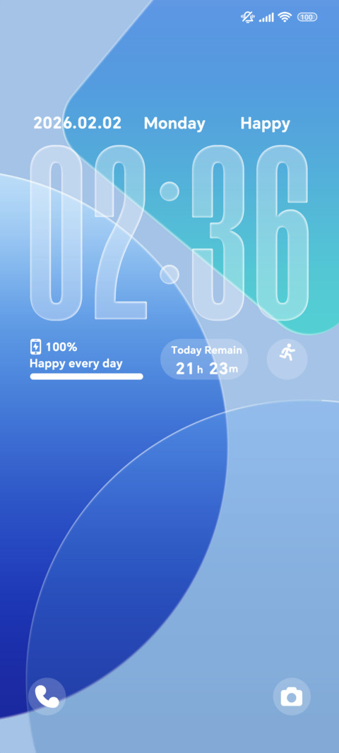 Cyan Glass screenshot