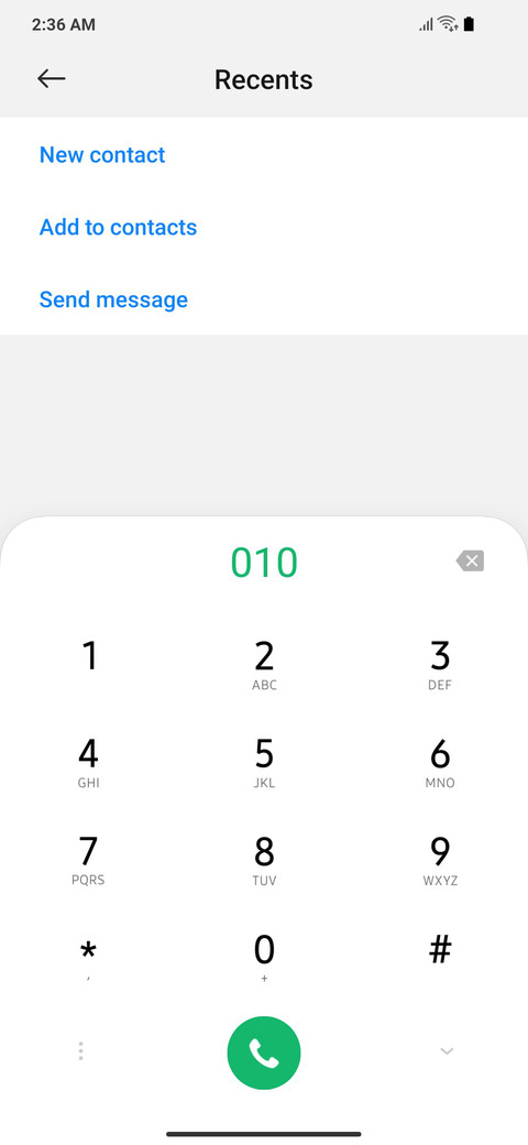 One UI screenshot