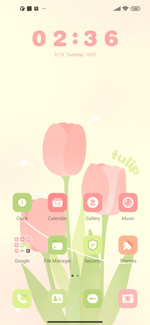 Pink Tulips screenshot