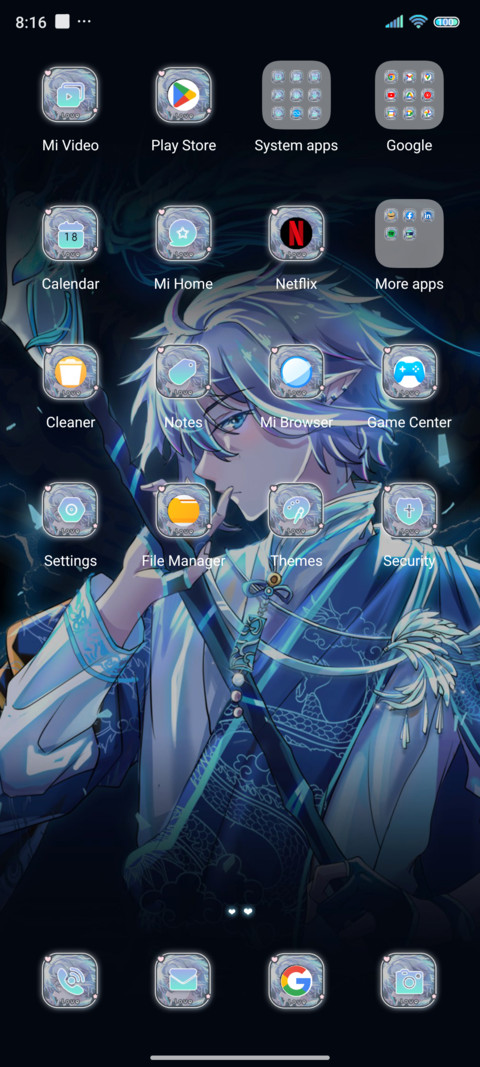 Silver-haired boy screenshot