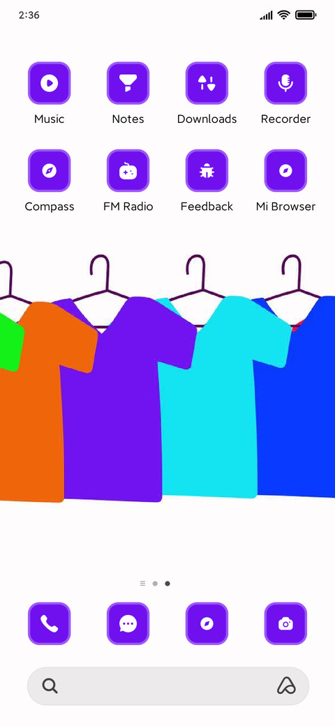 Shirts screenshot