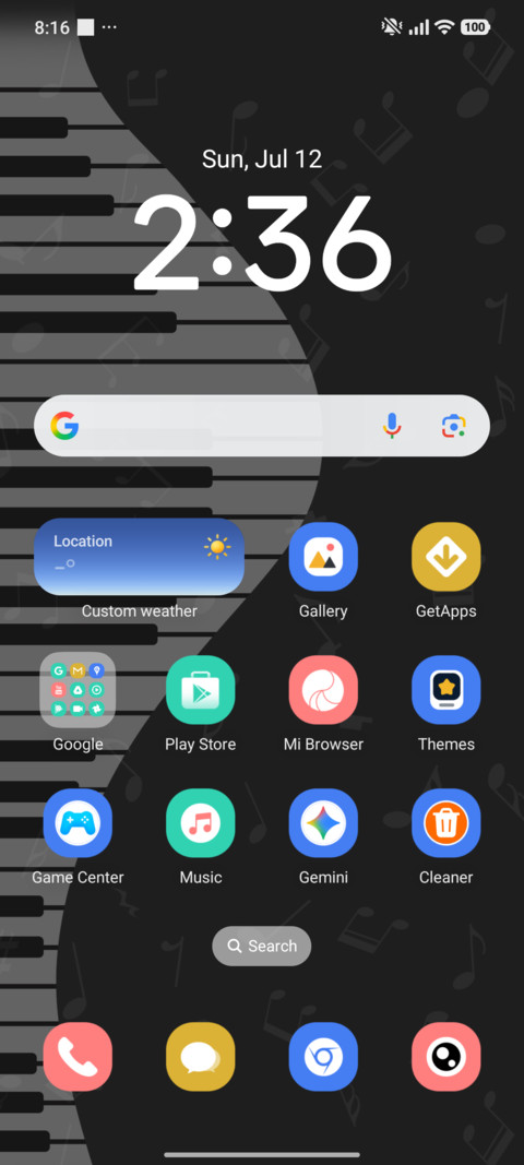 Black White Keys screenshot