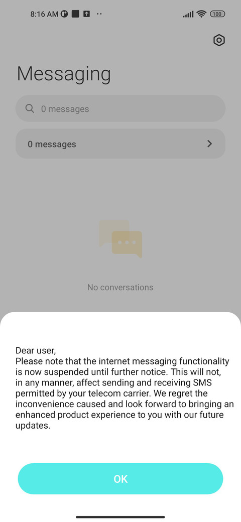 minimal blue screenshot
