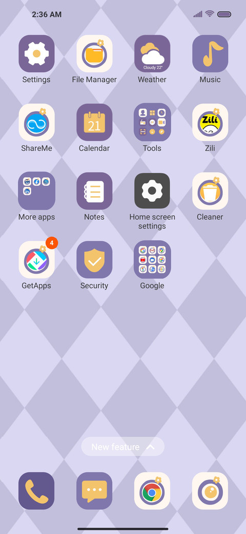 Romantic purple screenshot