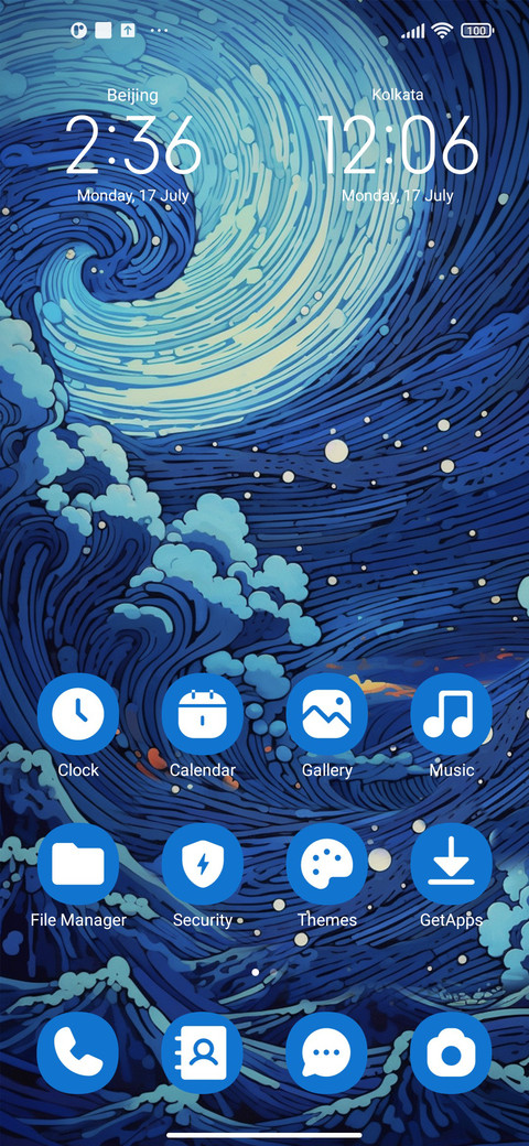 Night Sky Coastal screenshot
